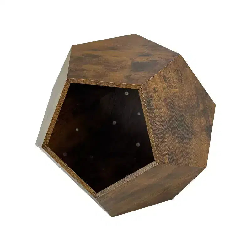 Cats House Side Table for Coffee Cupboard Pet Crate Nightstand 26 Shaped MDF Multi-Purpose End Table Pet Bed Furniture