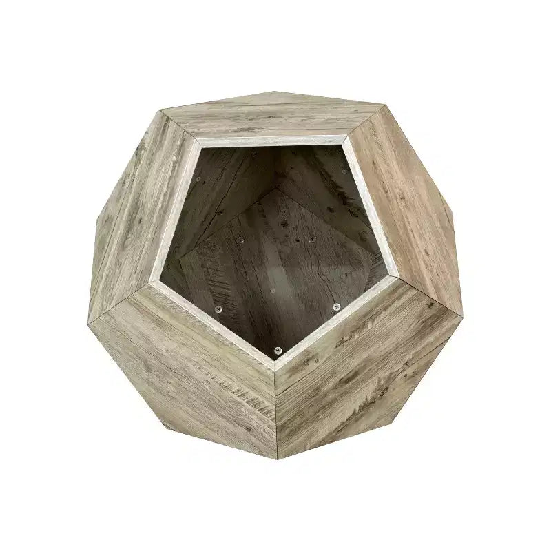 Cats House Side Table for Coffee Cupboard Pet Crate Nightstand 26 Shaped MDF Multi-Purpose End Table Pet Bed Furniture