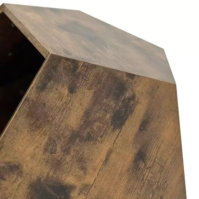Cats House Side Table for Coffee Cupboard Pet Crate Nightstand 26 Shaped MDF Multi-Purpose End Table Pet Bed Furniture