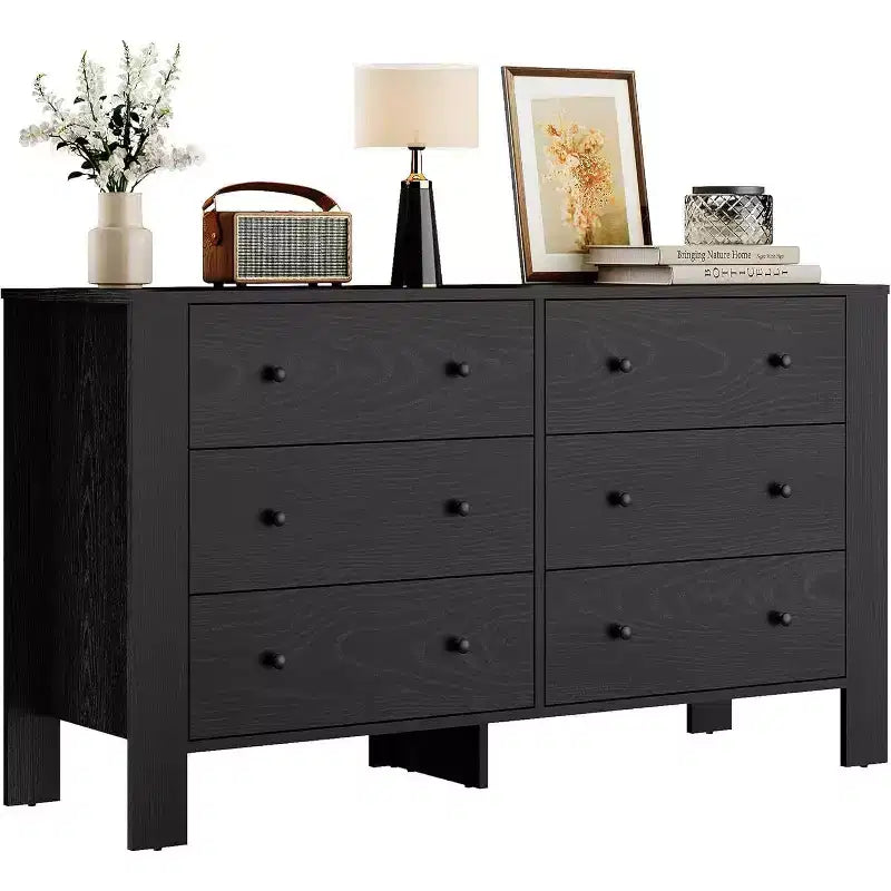 6-Drawer Dresser - Modern Chest with Deep Storage