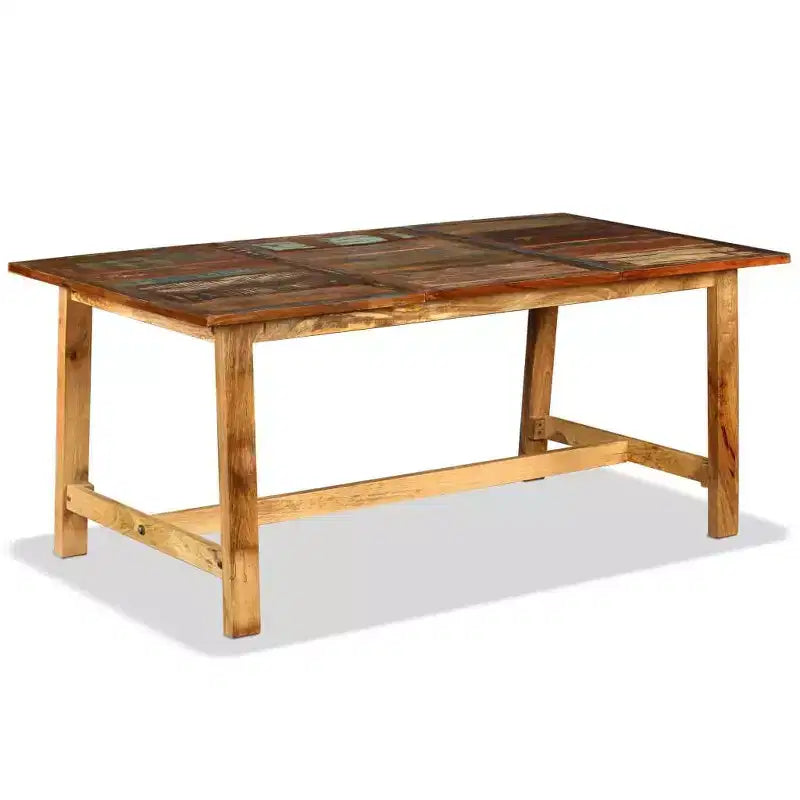 Table à manger Bois recyclé multicolore Grande Industrielle