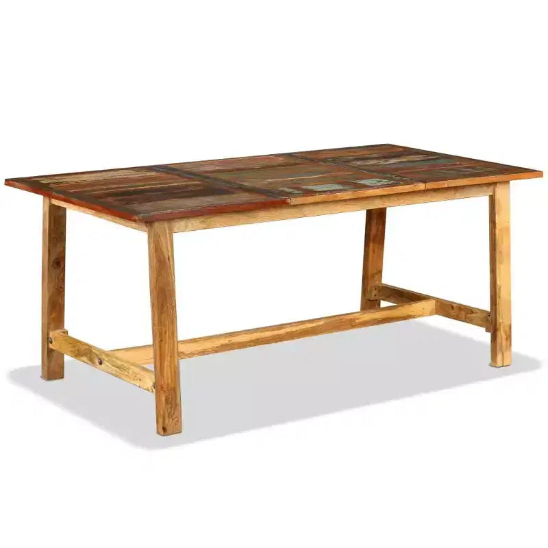 Table à manger Bois recyclé multicolore Grande Industrielle