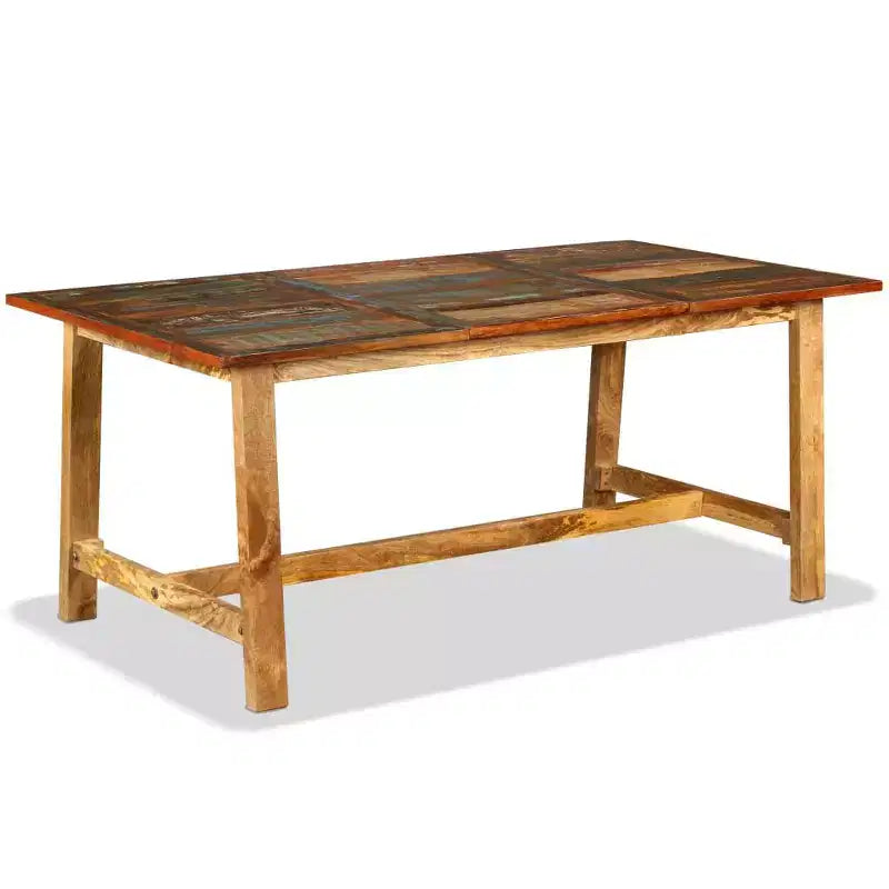 Table à manger Bois recyclé multicolore Grande Industrielle