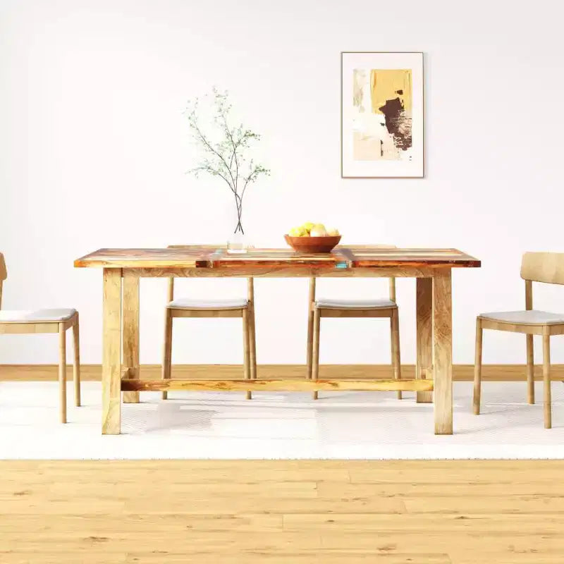 Table à manger Bois recyclé multicolore Grande Industrielle