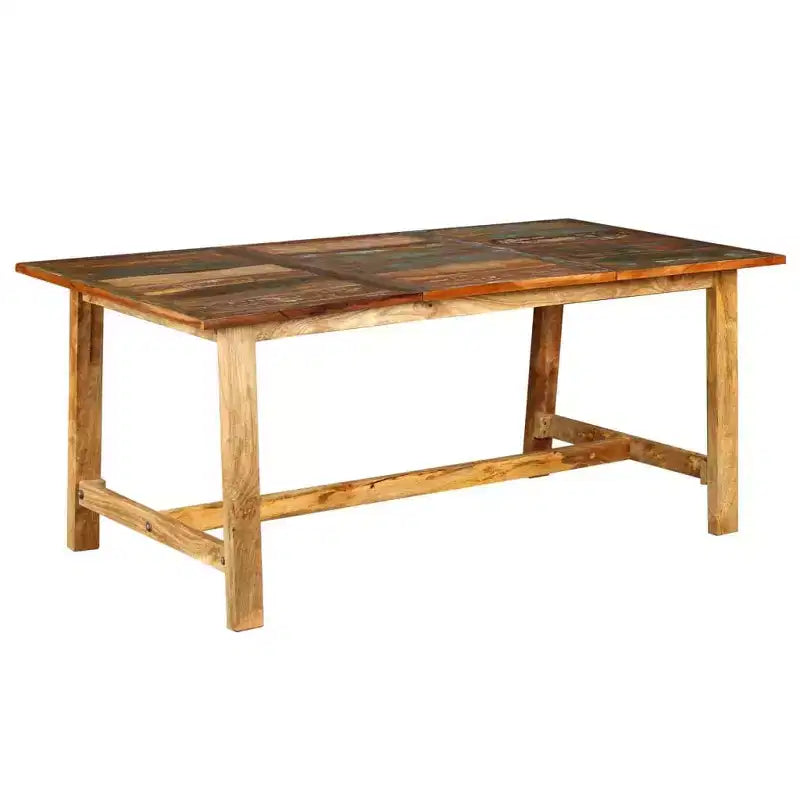 Table à manger Bois recyclé multicolore Grande Industrielle