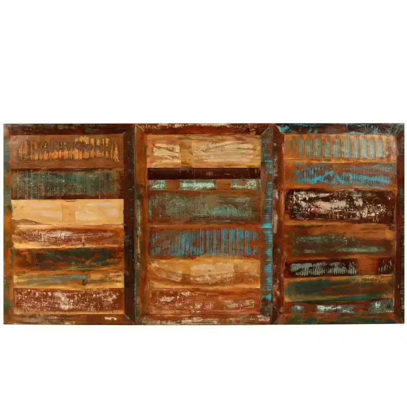 Table à manger Bois recyclé multicolore Grande Industrielle