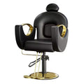 360 Swivel Barber Chair Hair Chair Stylist Chair with Heavy Duty Hydraulic Pump, Adjustable Headrest & Reclining Backrest, Reclining Salon Chair