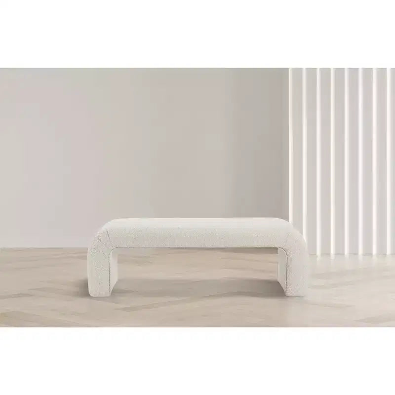 Niagara Boucle Fabric Bench