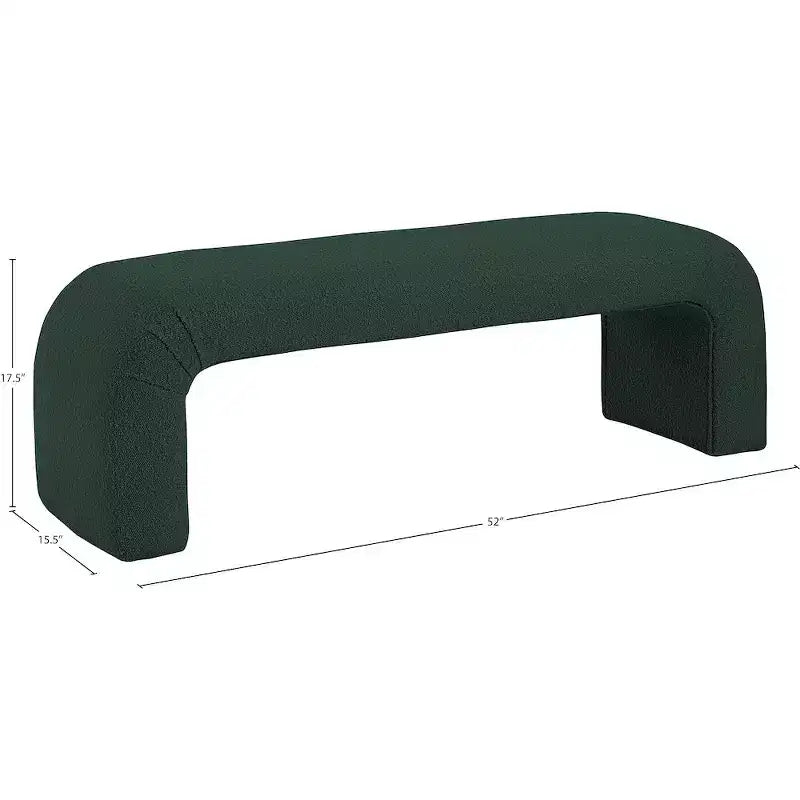 Niagara Boucle Fabric Bench