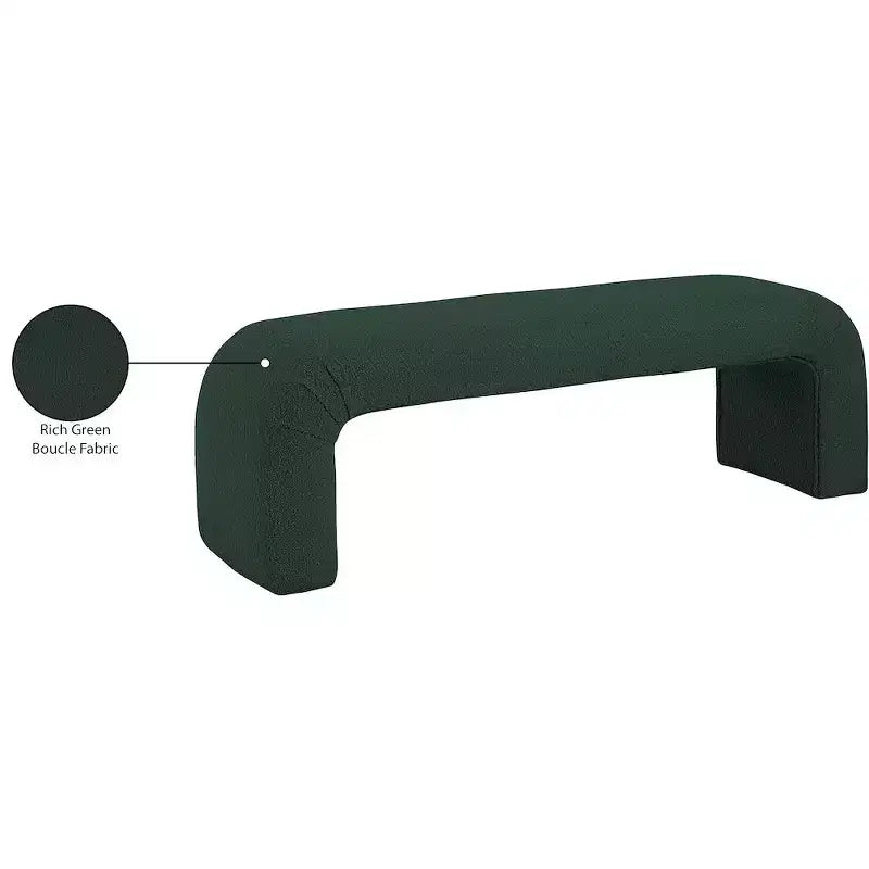Niagara Boucle Fabric Bench