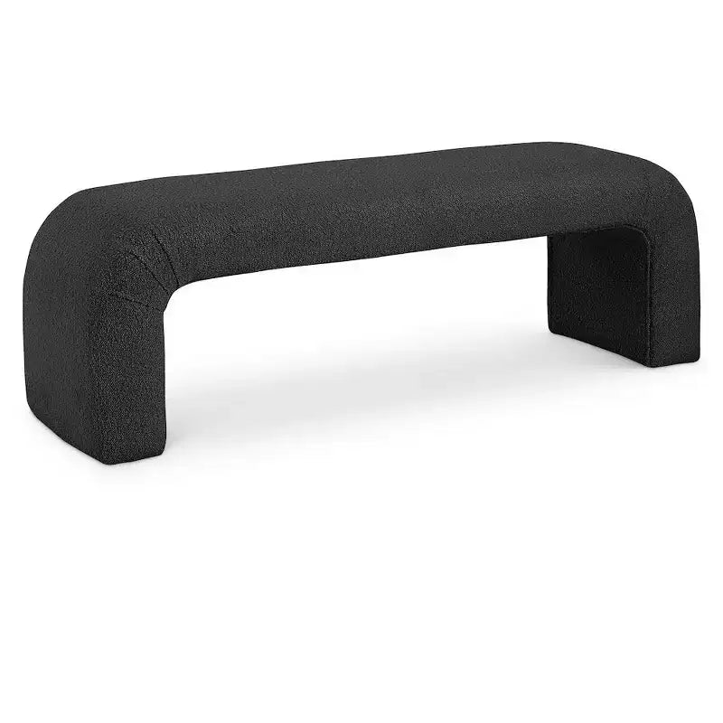 Meridian Furniture,Niagara Boucle Fabric Bench