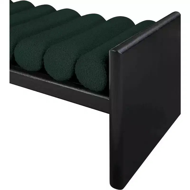Waverly Boucle Fabric Bench