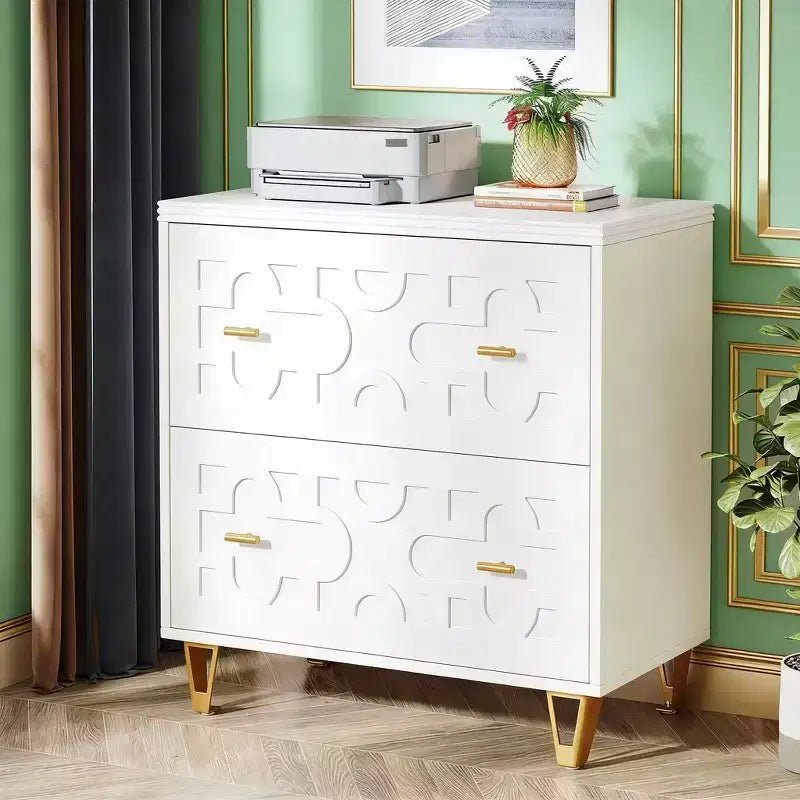 File Cabinet, Modern Storage Filing Cabinet Printer Stand